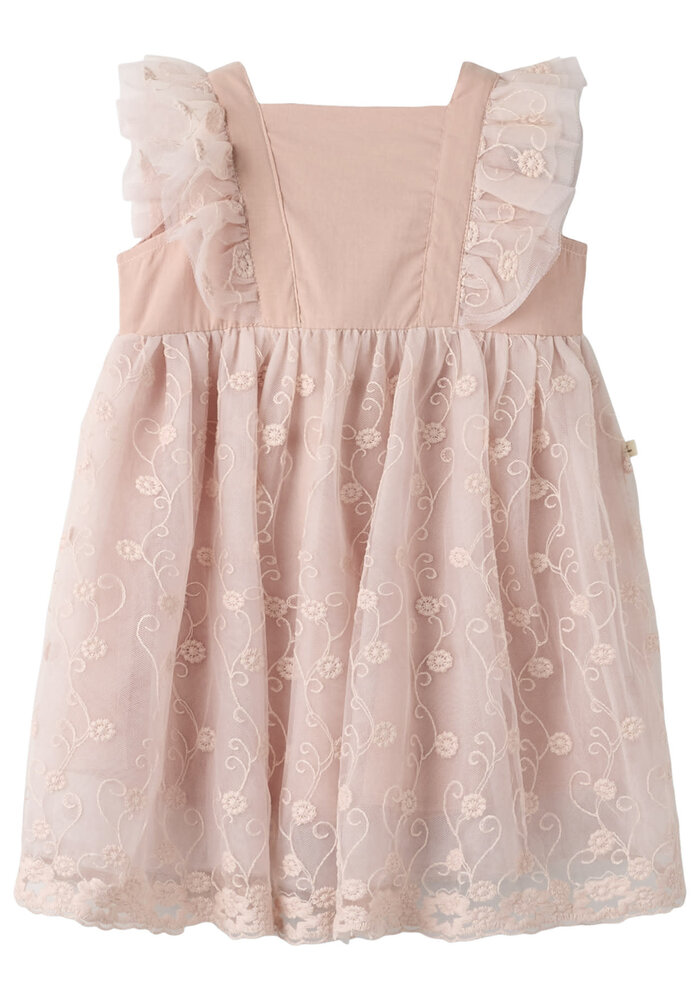 Lil' Atelier NMFFEYA SL TULLE DRESS LIL Peach Whip