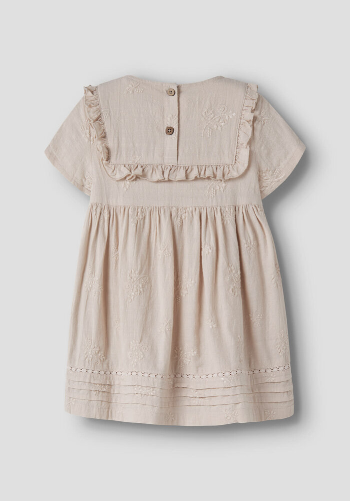 Lil' Atelier NMFFERONIA SS LOOSE DRESS LIL Pumice Stone