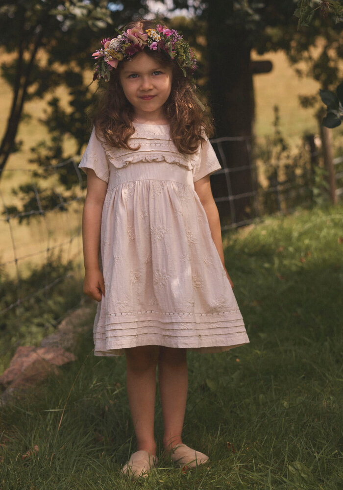 Lil' Atelier NMFFERONIA SS LOOSE DRESS LIL Pumice Stone