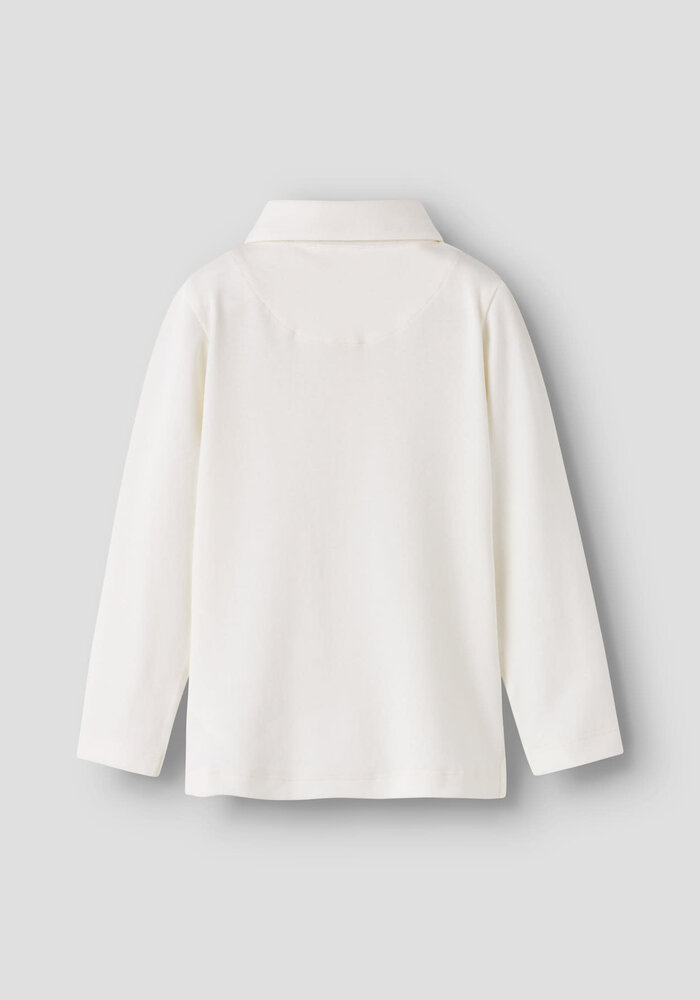 Lil' Atelier NMMFUNDO LS SLIM TOP LIL Coconut Milk