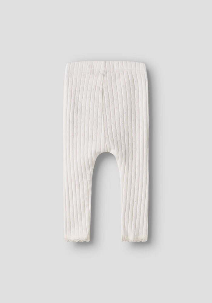 Lil' Atelier NBFHALDIS SLIM LEGGINGS LIL Coconut Milk
