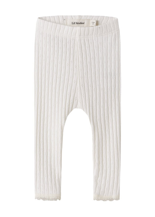 Lil' Atelier Lil' Atelier NBFHALDIS SLIM LEGGINGS LIL Coconut Milk