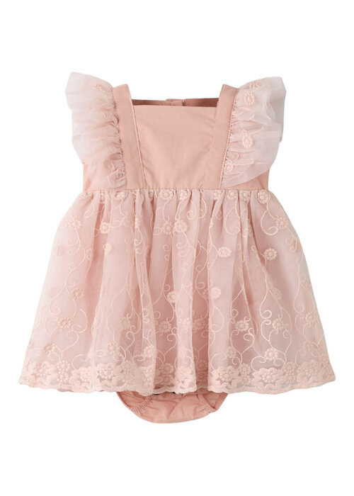Lil' Atelier Lil' Atelier NBFFEYA SL TULLE BODY DRESS LIL Peach Whip