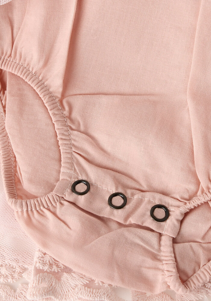 Lil' Atelier NBFFEYA SL TULLE BODY DRESS LIL Peach Whip