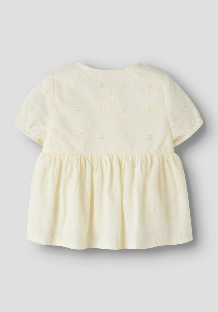 Lil' Atelier NBFHOSA SS LOOSE SHIRT LIL Coconut Milk