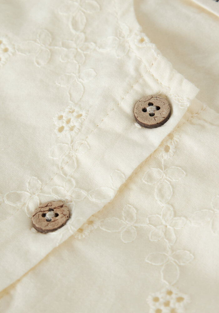 Lil' Atelier NBFHOSA SS LOOSE SHIRT LIL Coconut Milk