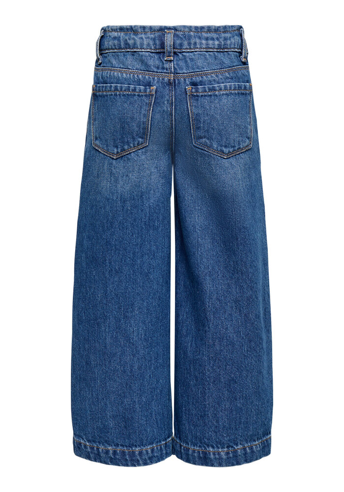 Only Kids KMGCOMET HEART WIDE DNM DIA3020 NOOS Medium Blue Denim HEART EMBROIDERY