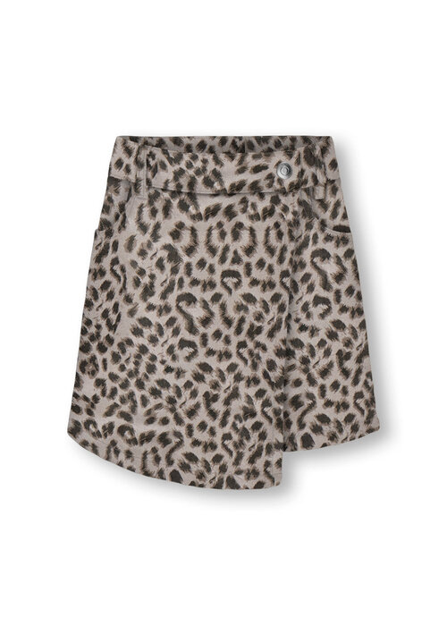 Only Kids Only Kids KOGANLIE-NAOMI ANIMAL SKORT VD PNT Silver Lining Leo Washed