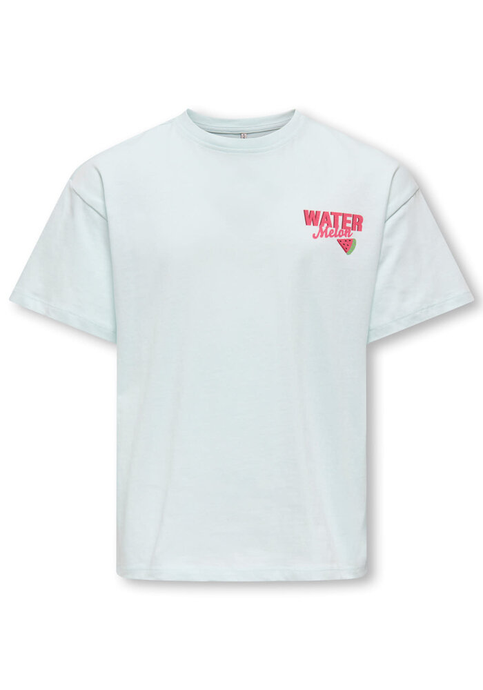 Only Kids KOGCANA LIFE SS LOOSE PRINTED TOP JRS Wan Blue Melon