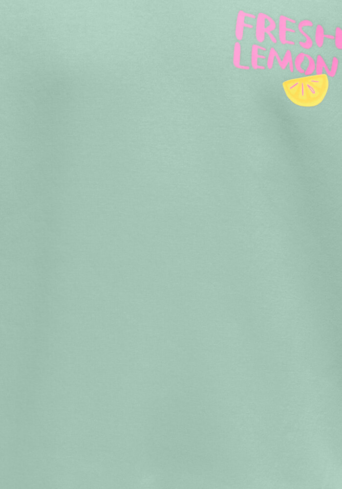 Only Kids KOGCANASTA LS LOOSE PRINTED UB SWT Aqua Foam Lemon