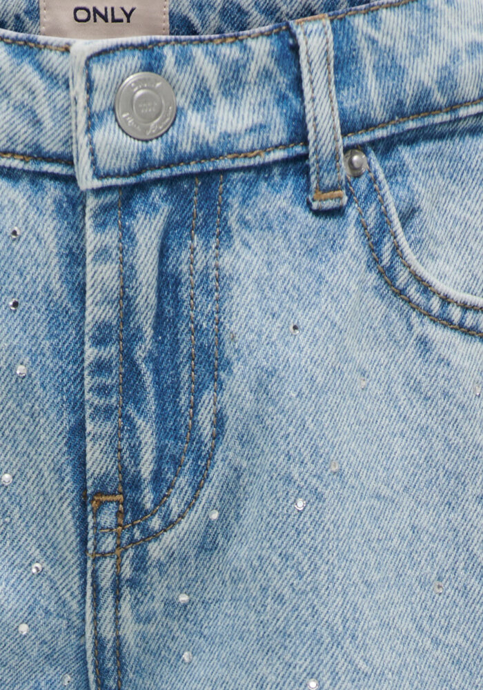 Only Kids KOGCOBAIN RHINESTONE WIDE DNM AZG NOOS Light Blue Denim