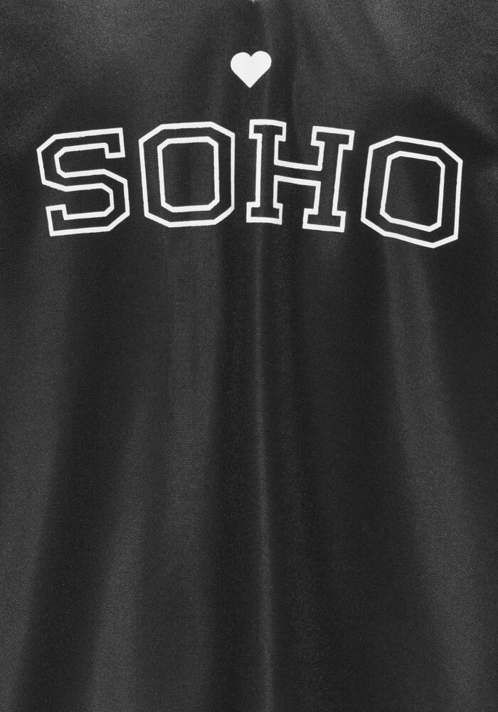 Only Kids KOGLULU S/S V-NECK SPORTY TOP CS JRS Black White SOHO/23