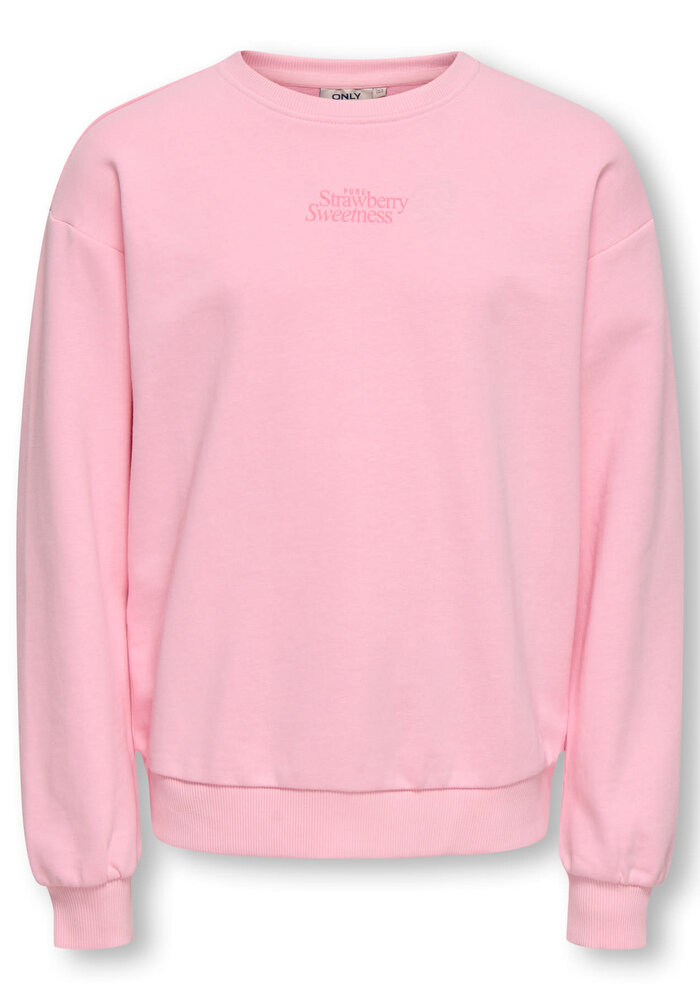 Only Kids KOGPHILEA LIFE L/S LOOSE UB VD SWT NOOS Romance Rose Strawberry