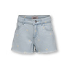 Only Kids KOGROBYN DAISY SHORTS BJ NOOS Light Blue Denim