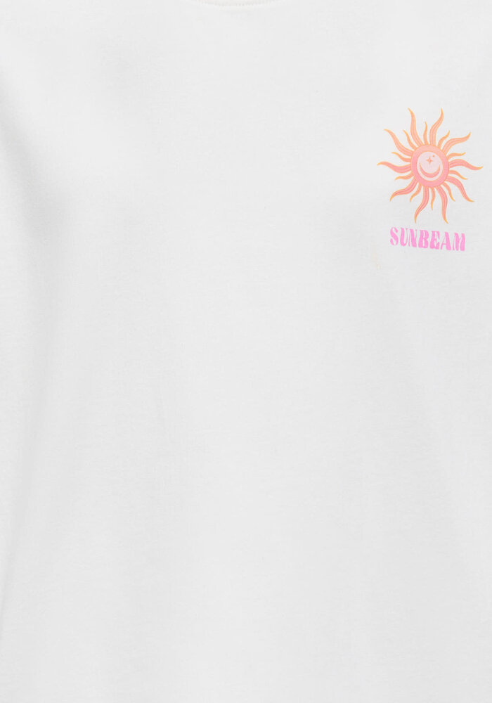 Only Kids KOGRUTH SOLEI LIFE S/S TOP BOX CS JRS Cloud Dancer Sunbeam