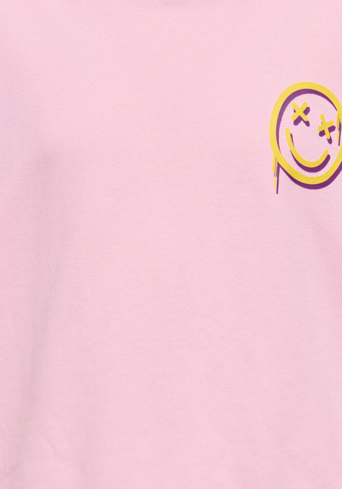 Only Kids KOGSMILE LIFE L/S HOOD UB SWT NOOS Romance Rose Carefree