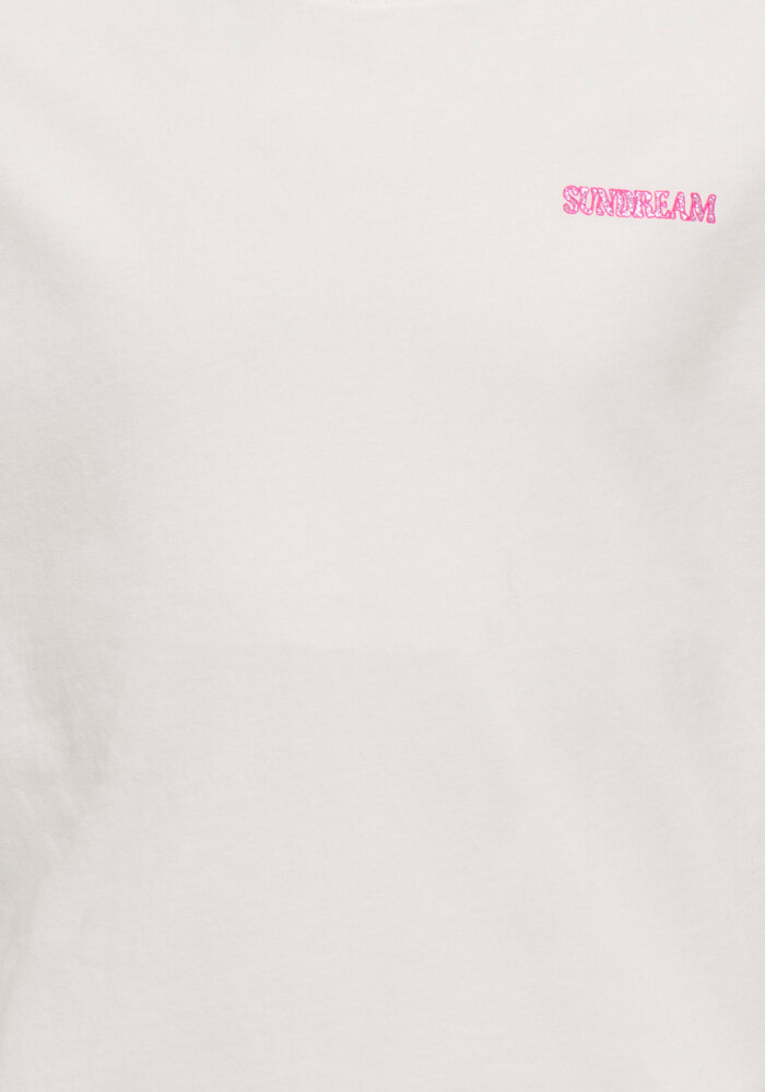 Only Kids KOGRUTH SUN LIFE S/S TOP BOX CS JRS Cloud Dancer Back Sundream/Orchid Bloom/PinkGlo