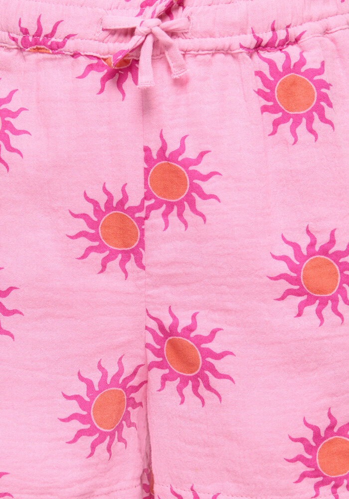 Only Kids KOGTHYRA LIFE AOP SHORTS CS WVN Begonia Pink Soleil