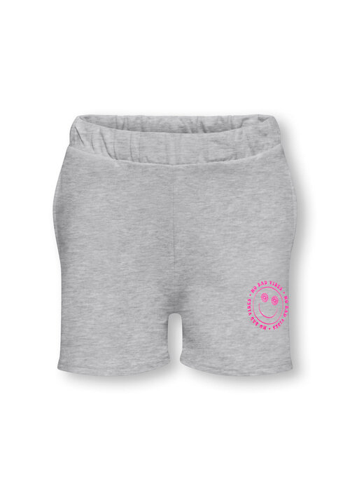 Only Kids Only Kids KOGOCEAN LIFE SHORTS UB SWT Light Grey Melange Vibes