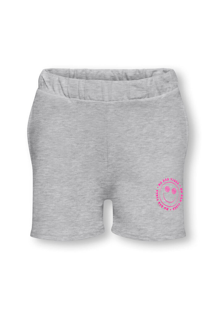 Only Kids KOGOCEAN LIFE SHORTS UB SWT Light Grey Melange Vibes