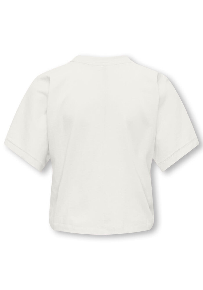 Only Kids KOGSTELLA S/S PRINT JRS Cloud Dancer Up / Tonal