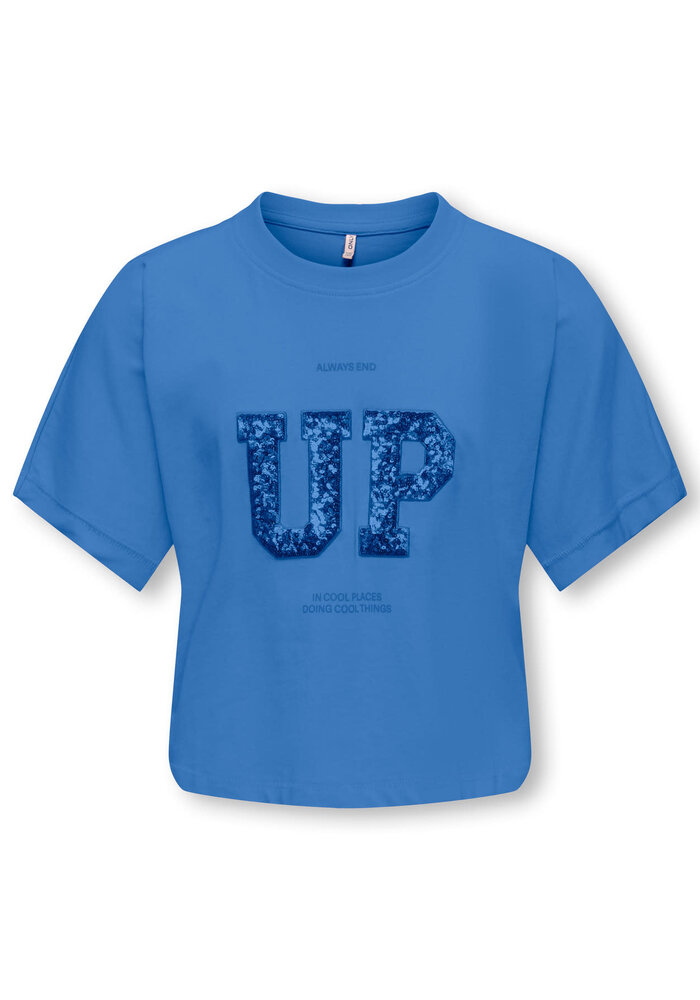 Only Kids KOGSTELLA S/S PRINT JRS Ultramarine Up / Tonal