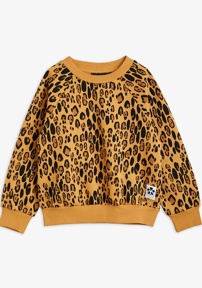 Mini Rodini BASIC LEOPARD SWEATSHIRT Beige