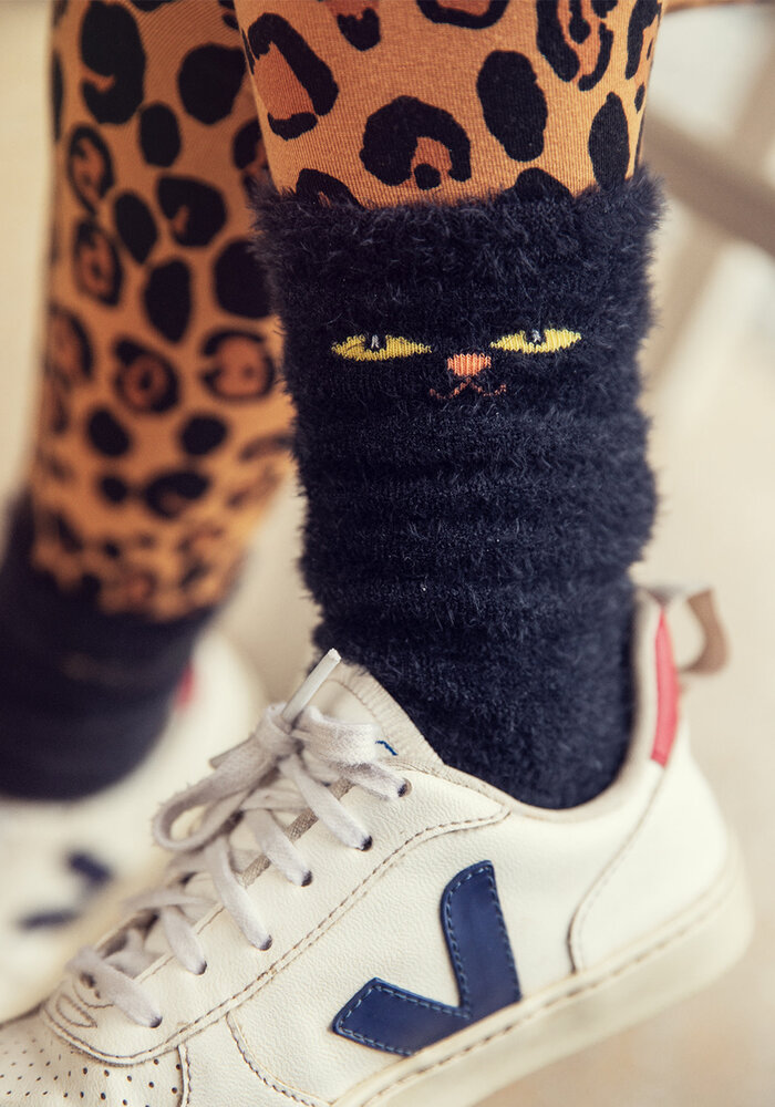 Mini Rodini Basic leopard leggings Beige 2