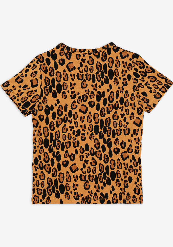 Mini Rodini Basic leopard ss tee Beige 1