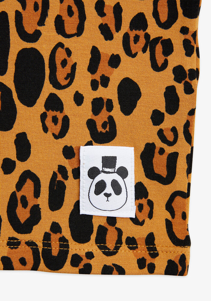 Mini Rodini Basic leopard ss tee Beige 1