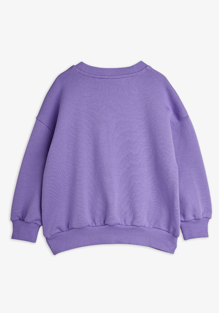 Mini Rodini Heart in shoes emb sweatshirt Purple