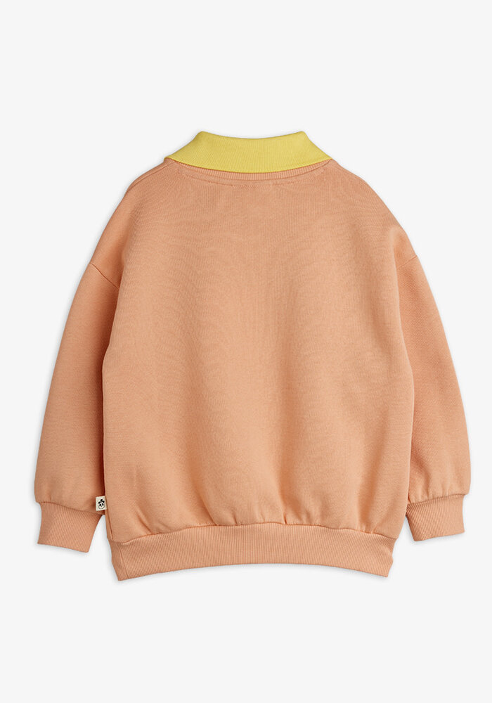 Mini Rodini Heart emb collar sweatshirt Pink