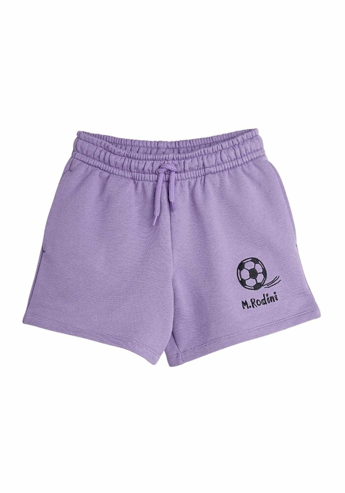 Mini Rodini Football emb sweatshorts Purple