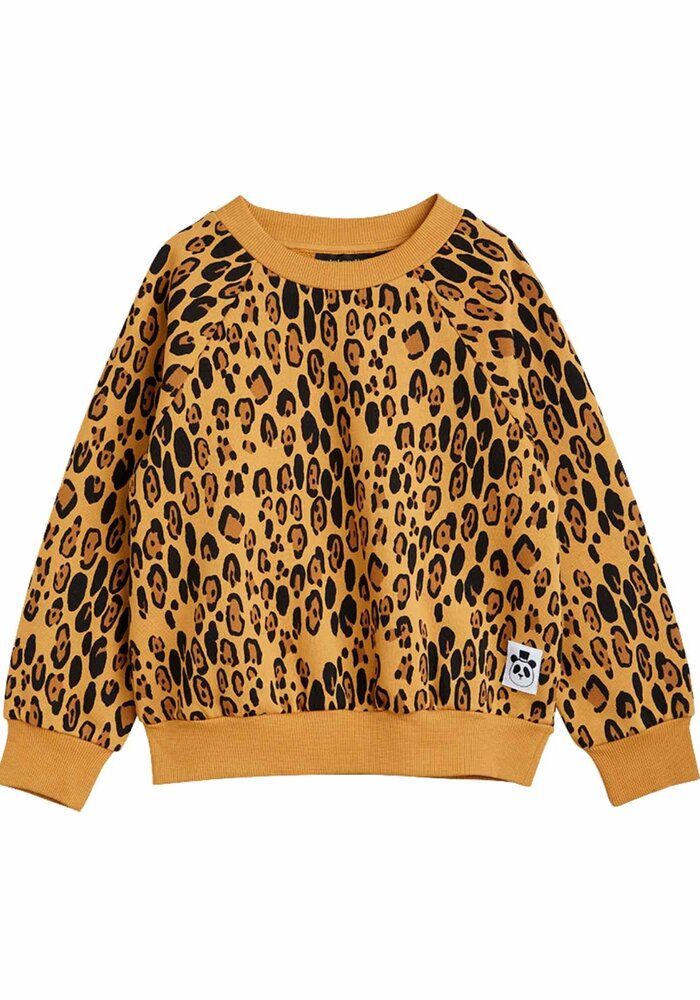 Mini Rodini BASIC LEOPARD SWEATSHIRT Beige
