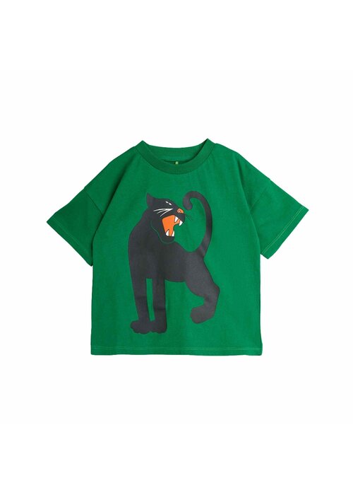 Mini Rodini Mini Rodini Panther sp ss tee Green