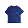 Mini Rodini Planet emb ss tee Blue