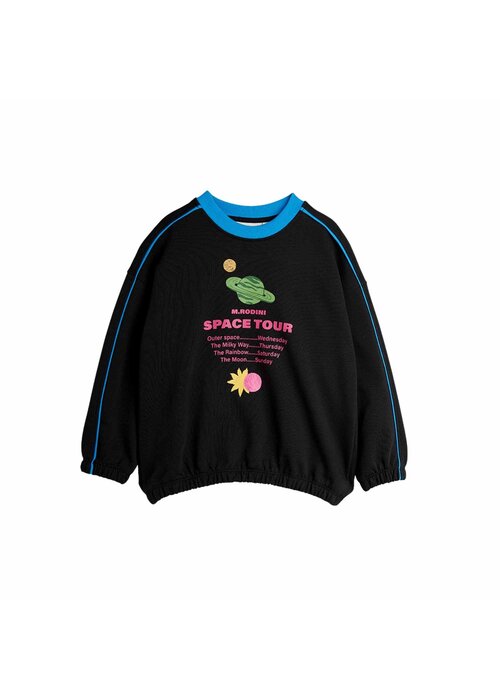 Mini Rodini Mini Rodini Space tour sp sweatshirt Black
