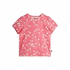 Mini Rodini Starfall aop puff sleeve ss top Pink