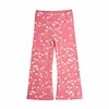 Mini Rodini Starfall aop flared trousers Pink