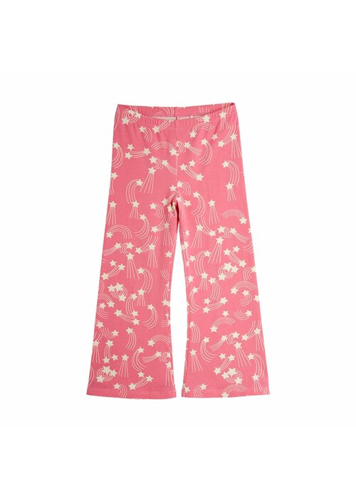 Mini Rodini Mini Rodini Starfall aop flared trousers Pink