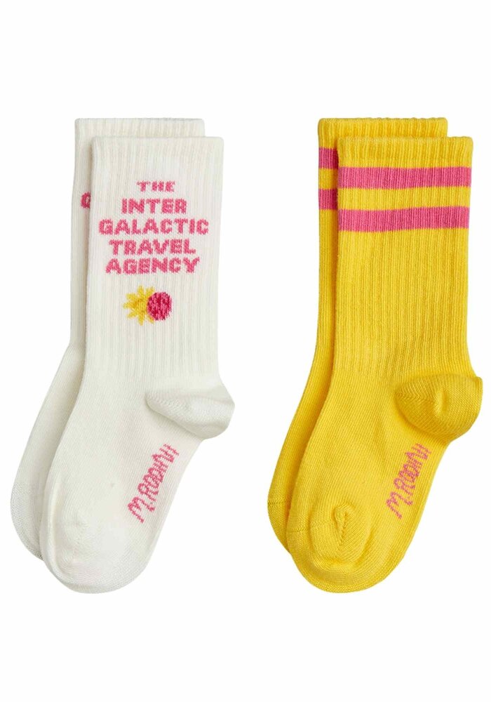 Mini Rodini Intergalactic 2-pack socks Multi