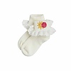 Mini Rodini Space lace 1-pack socks Off-white