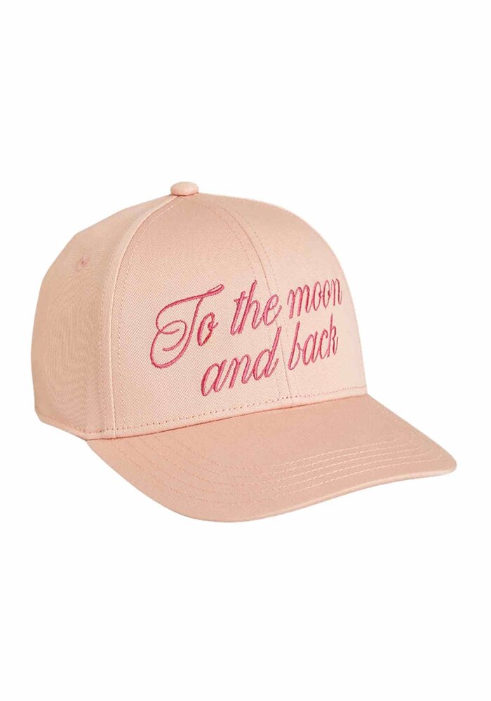 Mini Rodini To the moon emb cap Pink