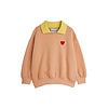 Mini Rodini Heart emb collar sweatshirt Pink