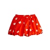 Mini Rodini Hearts aop woven balloon skirt Red