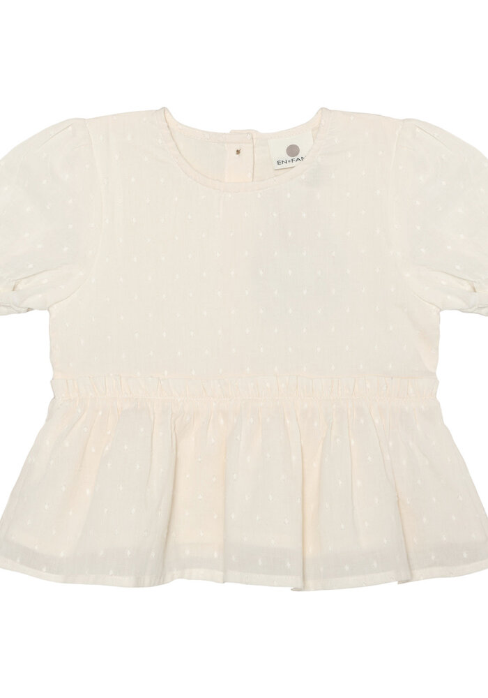 Enfant Top SS Dobby Eggnog