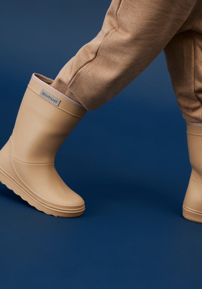 Enfant Rain Boots Solid Portabella