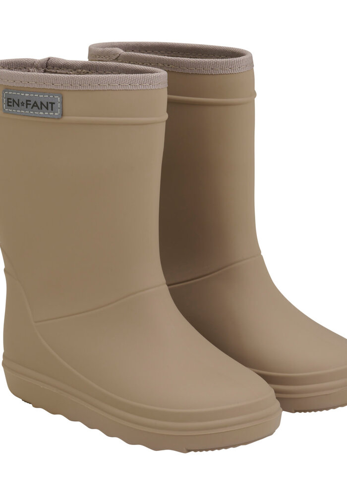 Enfant Rain Boots Solid Portabella