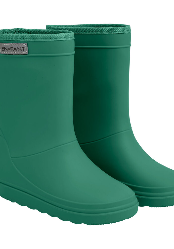 Enfant Rain Boots Solid Verdant Green