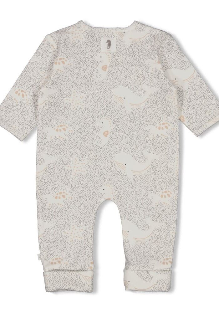 Feetje Pak omslagvoet AOP - Sea Sweeties Grijs